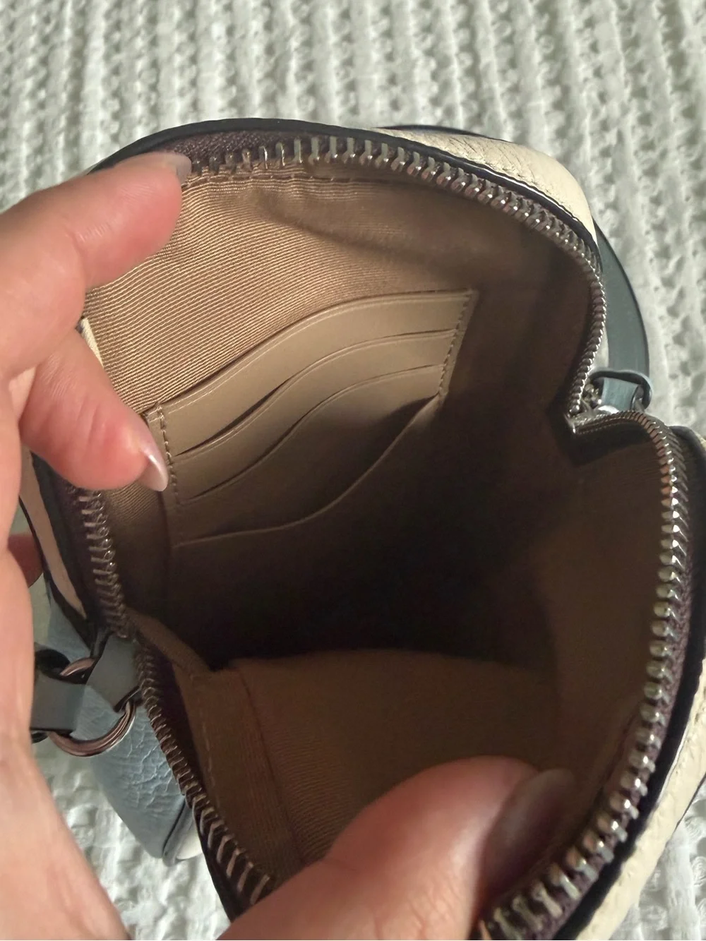 Coach Pebble Leather Mini Crossbody Bag